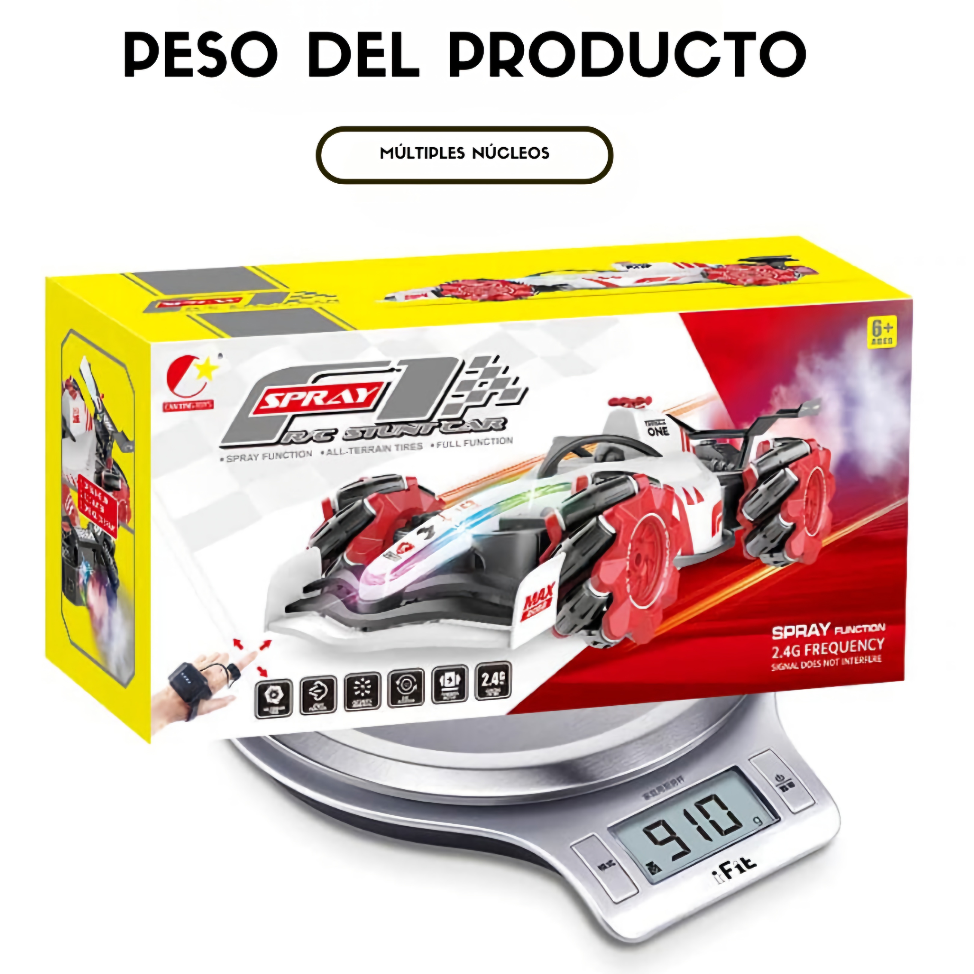 Miniatura 3 de CARRO A CONTROL F1 SPRAY STUNT DRIFT